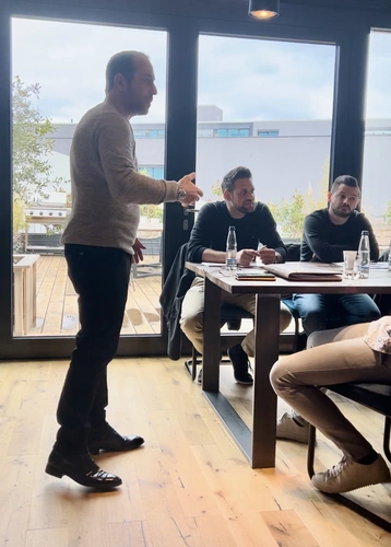 Girolamo Pellerino und seine Seminargäste